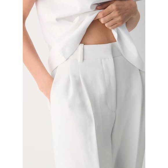 ARITZIA Women's The Effortless Pant Size 8 In Light Birch - Picture 3 of 9